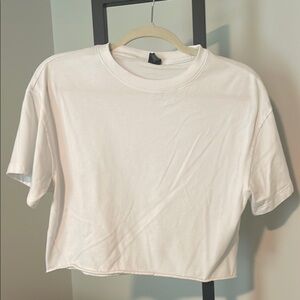 Classic White Crop Top